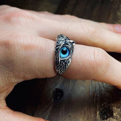 OWL EYE RING (ADJUSTABLE)