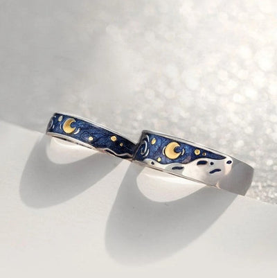STARRY NIGHT RING SET (ADJUSTABLE)