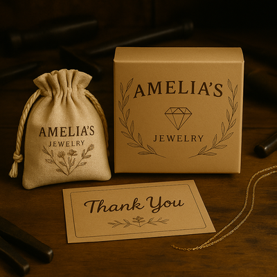 Vintage Gold & Zirconia Ring Set